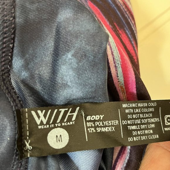 NWT $82 WITH x Peloton Melody High Waist Leggings Muticolor Womens Size Medium - Picture 5 of 8